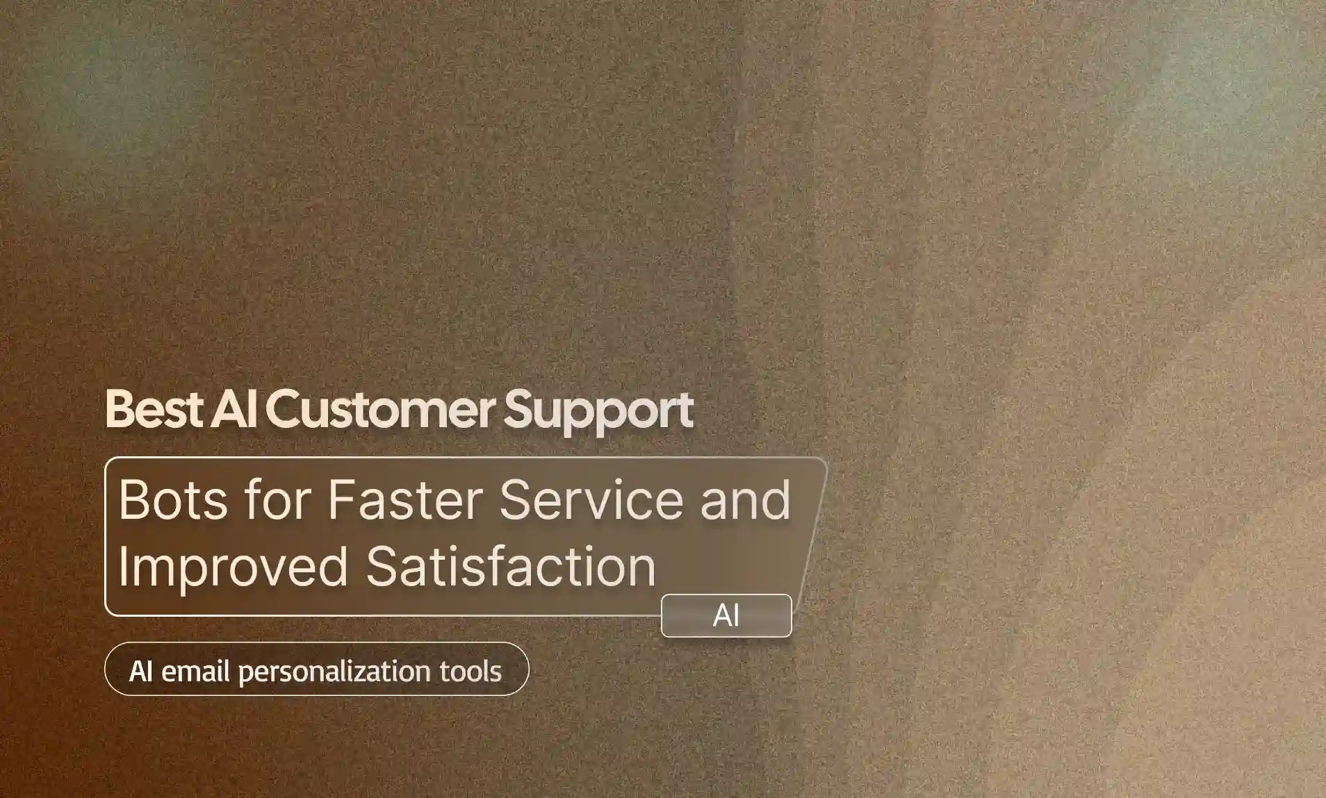 Faster Service and Improved Satisfaction