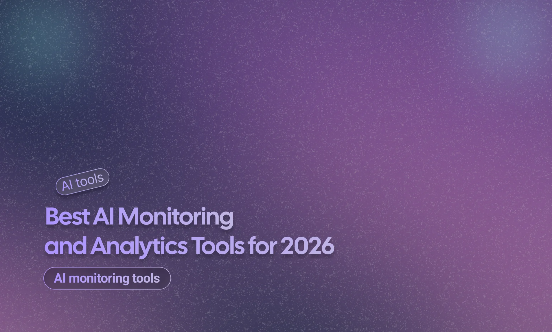 Monitoring and Analytics Tools